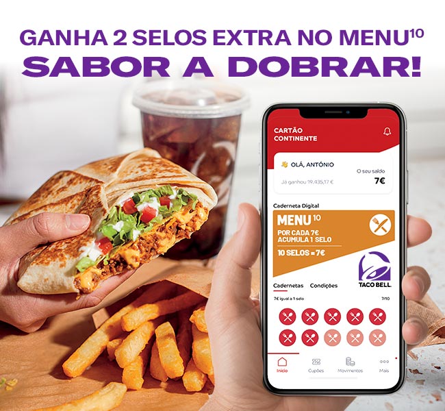 Tu mereces um sabor Taco Bell