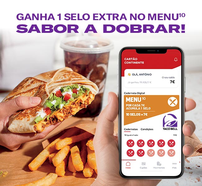 Tu mereces um sabor Taco Bell